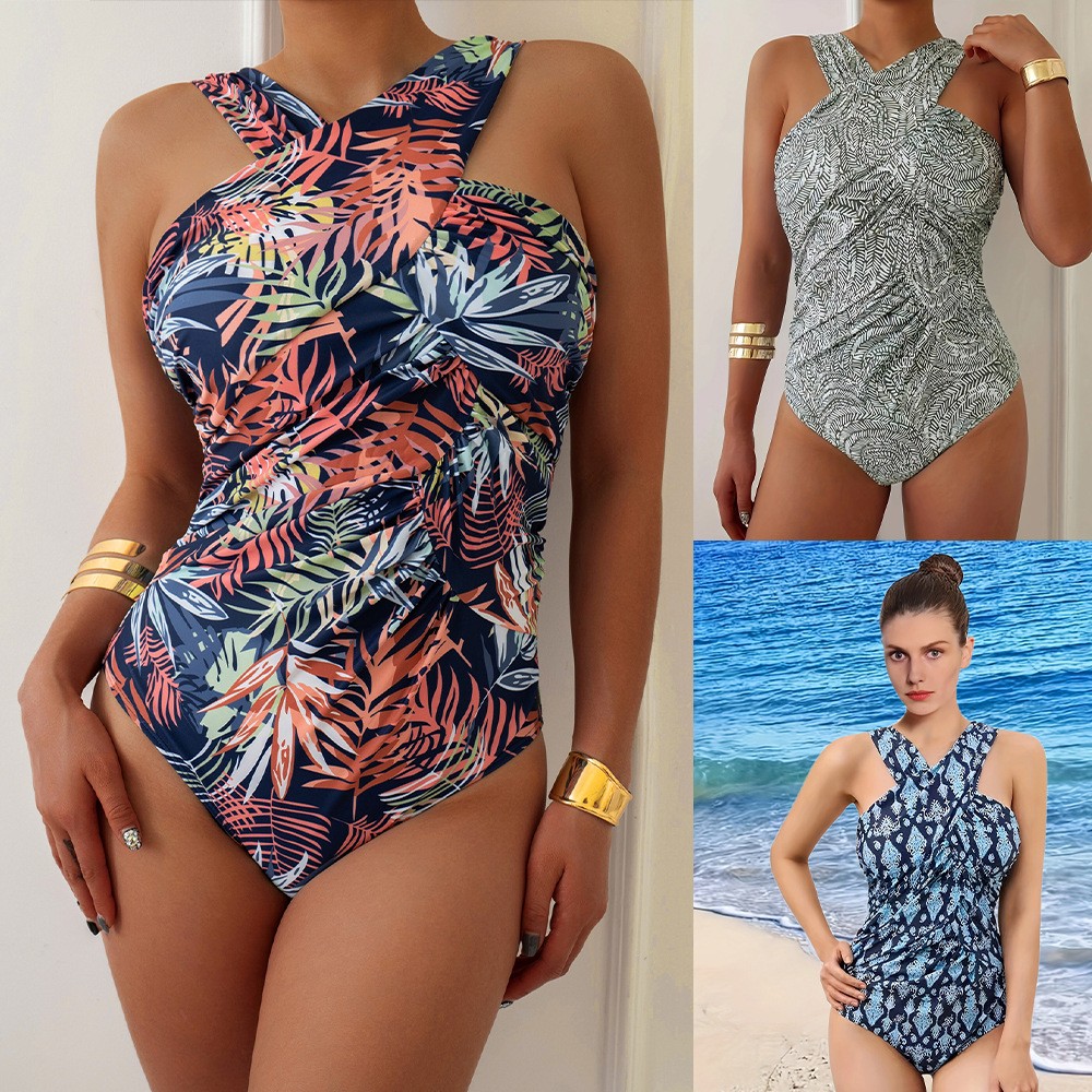 Women Swimsuit Plus Size Modes - Swimsuit Bikini Ruched recension och pris