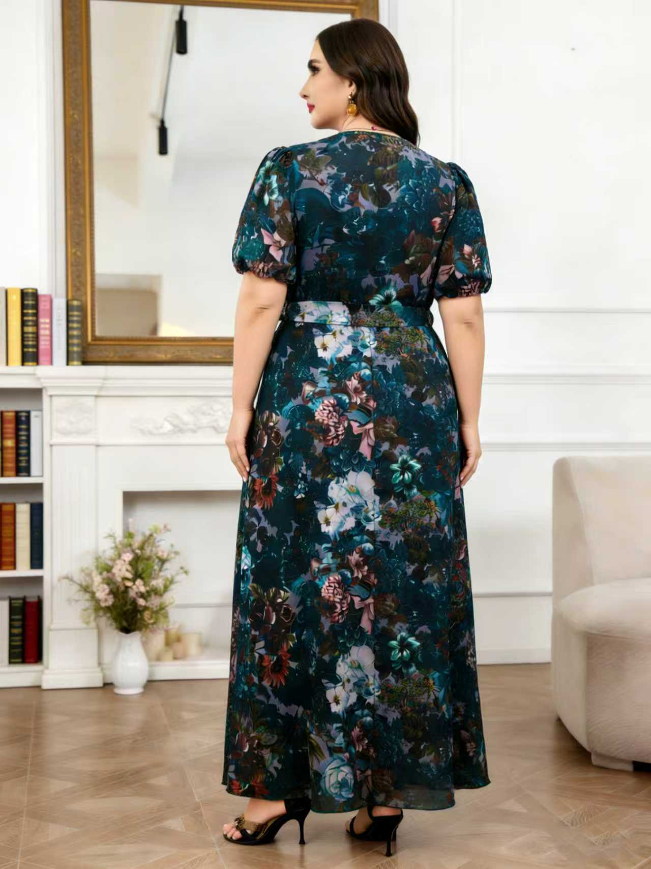 2026 New Arrival Plus Size Wom - Romper Floral Print recension och pris