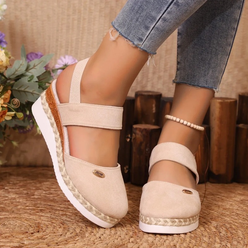 Women Closed Toe Wedge Sandals - Wedge Espadrille Women recension och pris